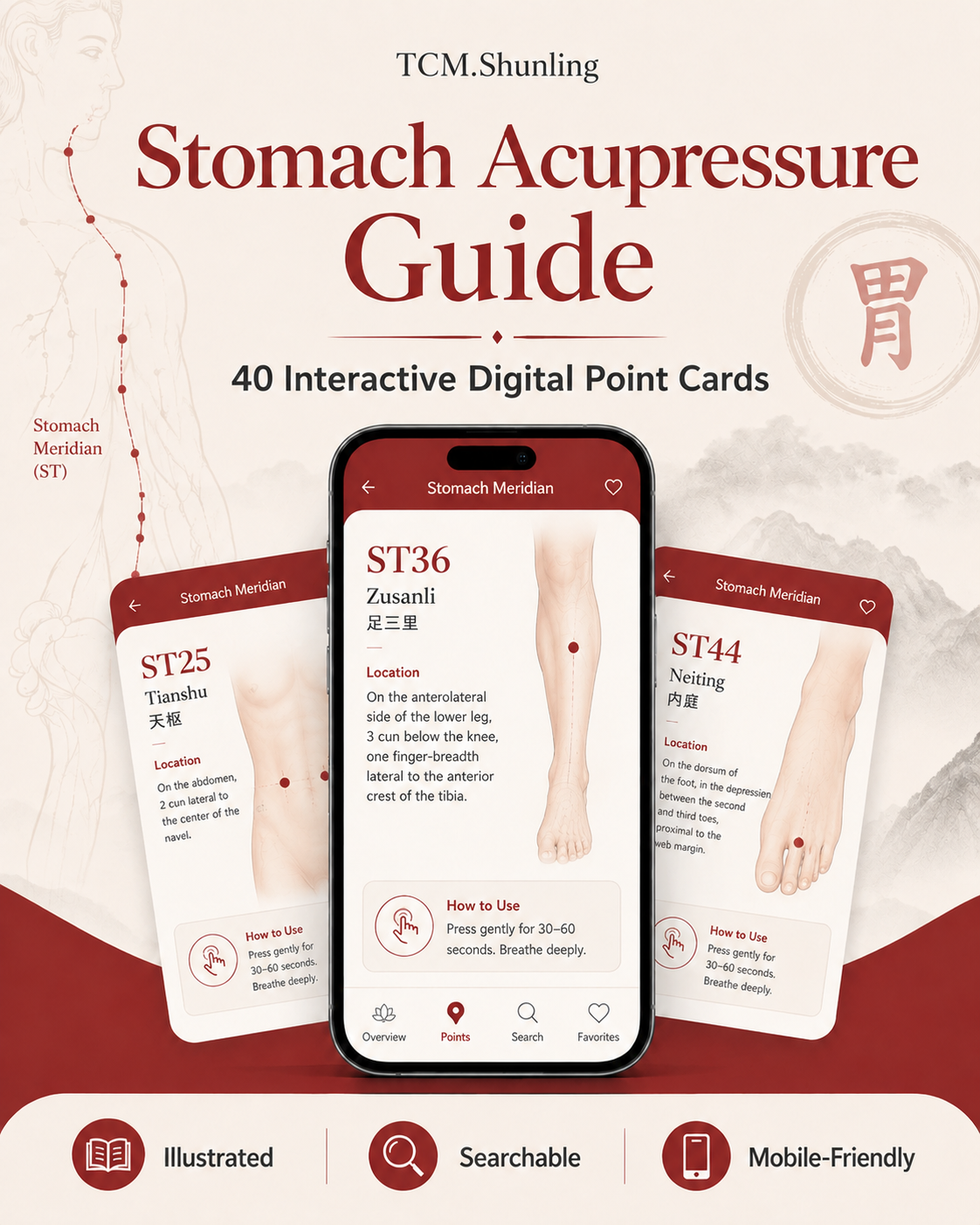 Stomach Acupressure Guide
