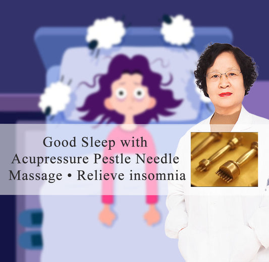 How the Pestle Needle Massage Tool Relieves Insomnia