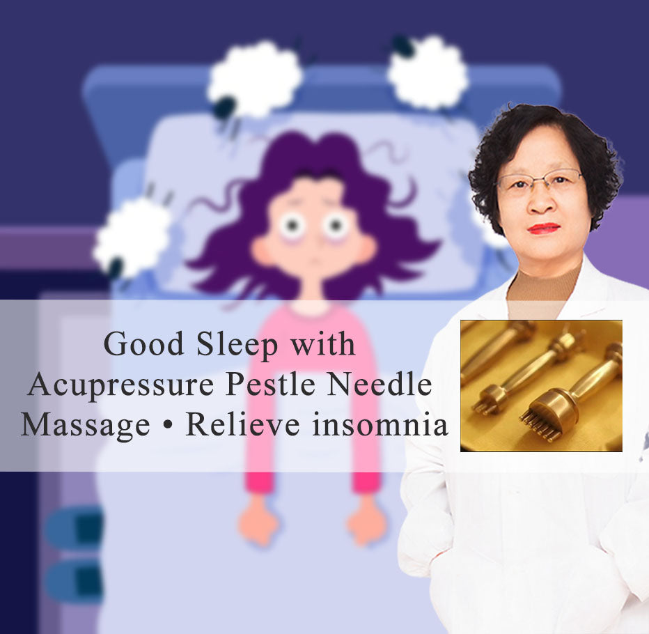 Relieve Sleeplessness with TCM Pestle Needle Massage