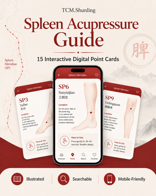 Spleen Meridian Acupressure Guide