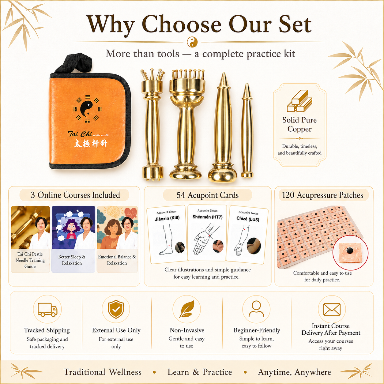 Tai Chi Pestle Needle Set